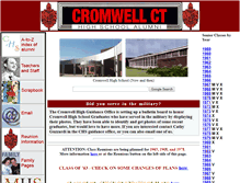 Tablet Screenshot of cromwellalumni.com